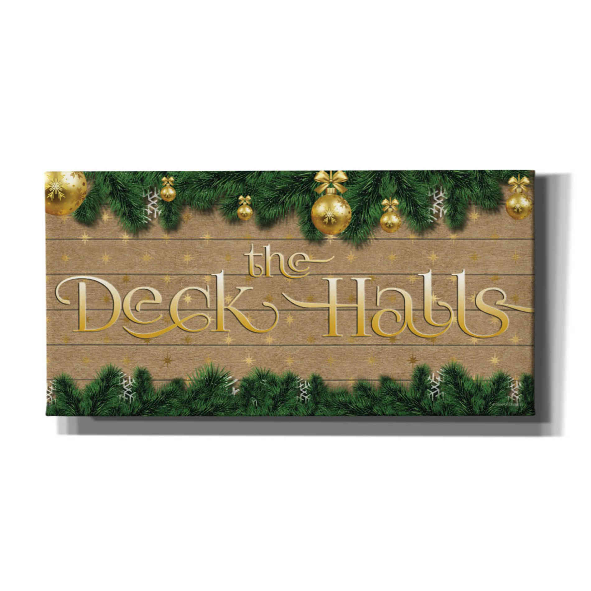 'Deck the Halls' by Bluebird Barn, Canvas Wall Art