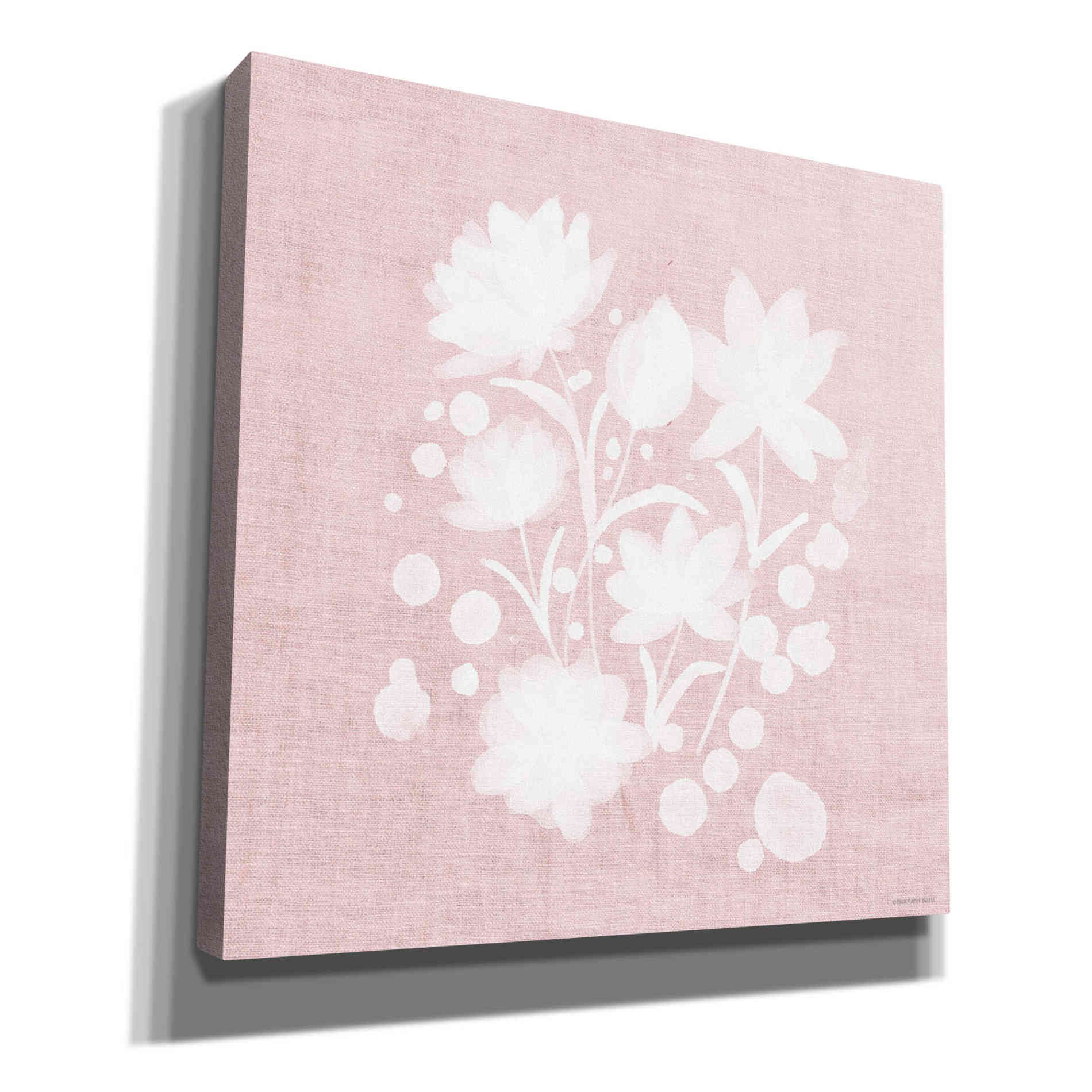 'Pink Flower Bunch I' by Bluebird Barn, Canvas Wall Art