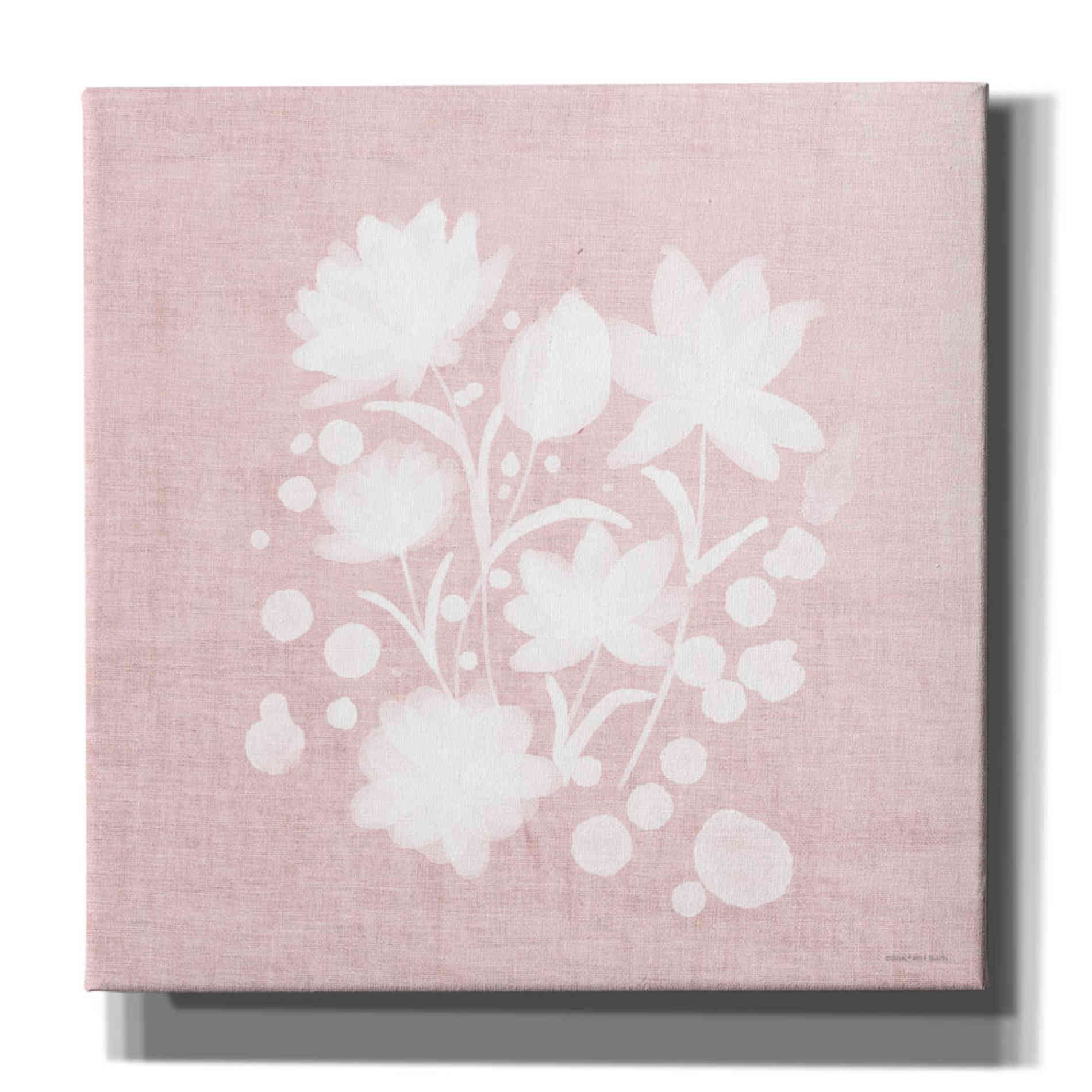'Pink Flower Bunch I' by Bluebird Barn, Canvas Wall Art