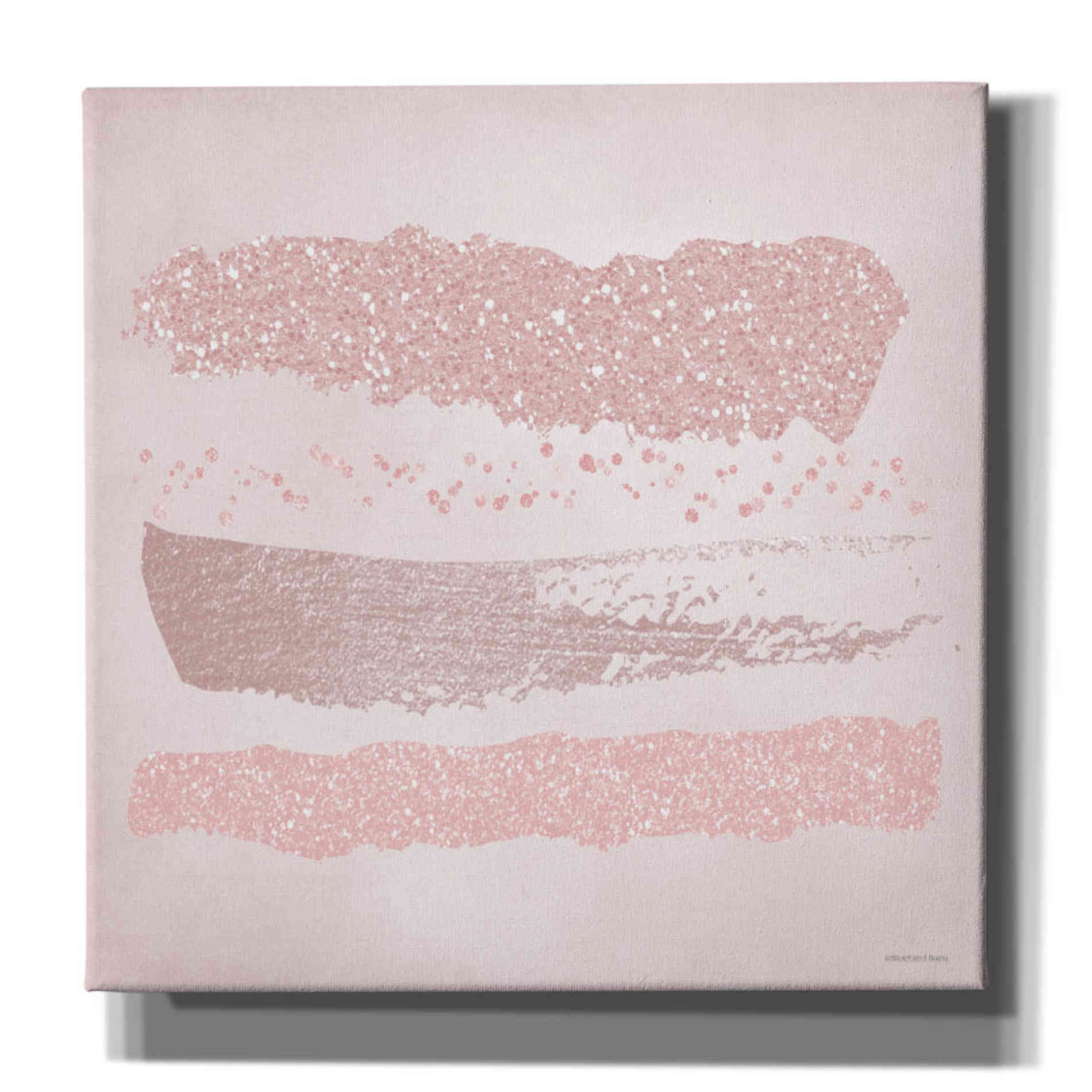 'Pink Glitter I' by Bluebird Barn, Canvas Wall Art