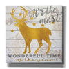 'It's the Most Wonderful Time Deer' by Cindy Jacobs, Canvas Wall Art