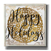 'Happy Holidays Mandala II' by Cindy Jacobs, Canvas Wall Art
