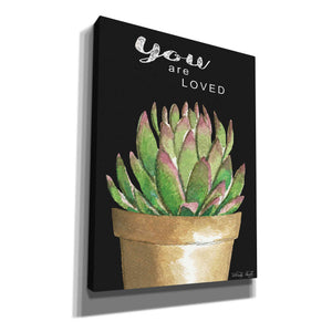 'You Are Loved Cactus' by Cindy Jacobs, Canvas Wall Art