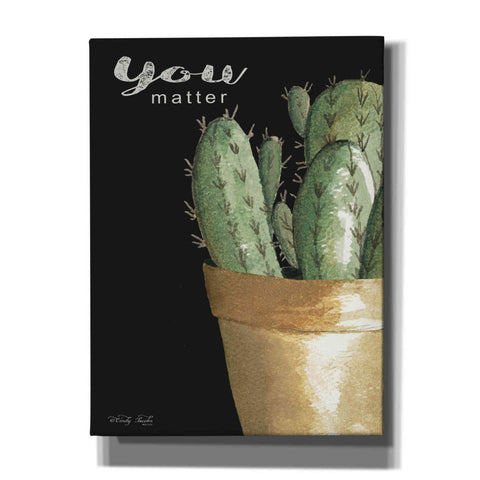 Image of 'You Matter Cactus' by Cindy Jacobs, Canvas Wall Art