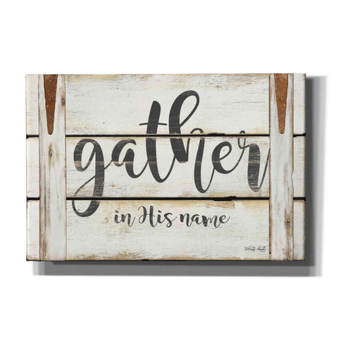 Image of 'Gather in His Name' by Cindy Jacobs, Canvas Wall Art