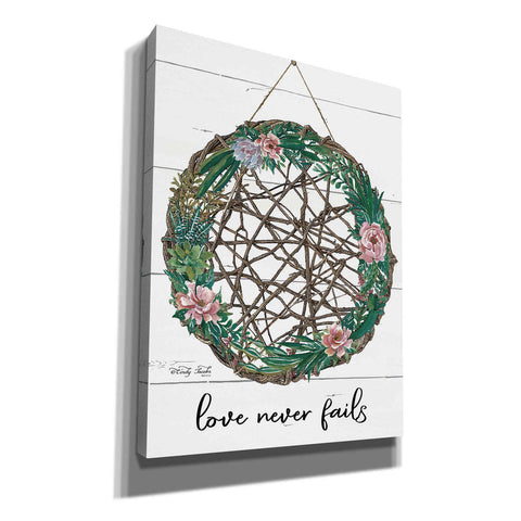 Image of 'Love Never Fails 3' by Cindy Jacobs, Canvas Wall Art