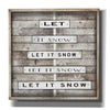 'Let It Snow' by Cindy Jacobs, Canvas Wall Art