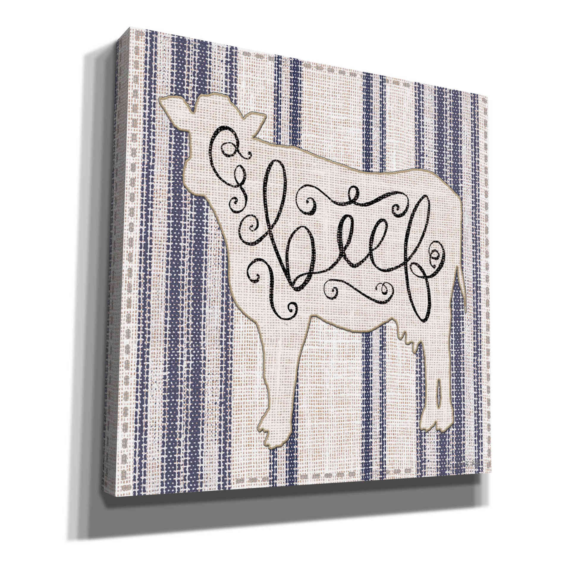 'Beef EXC' by Cindy Jacobs, Canvas Wall Art