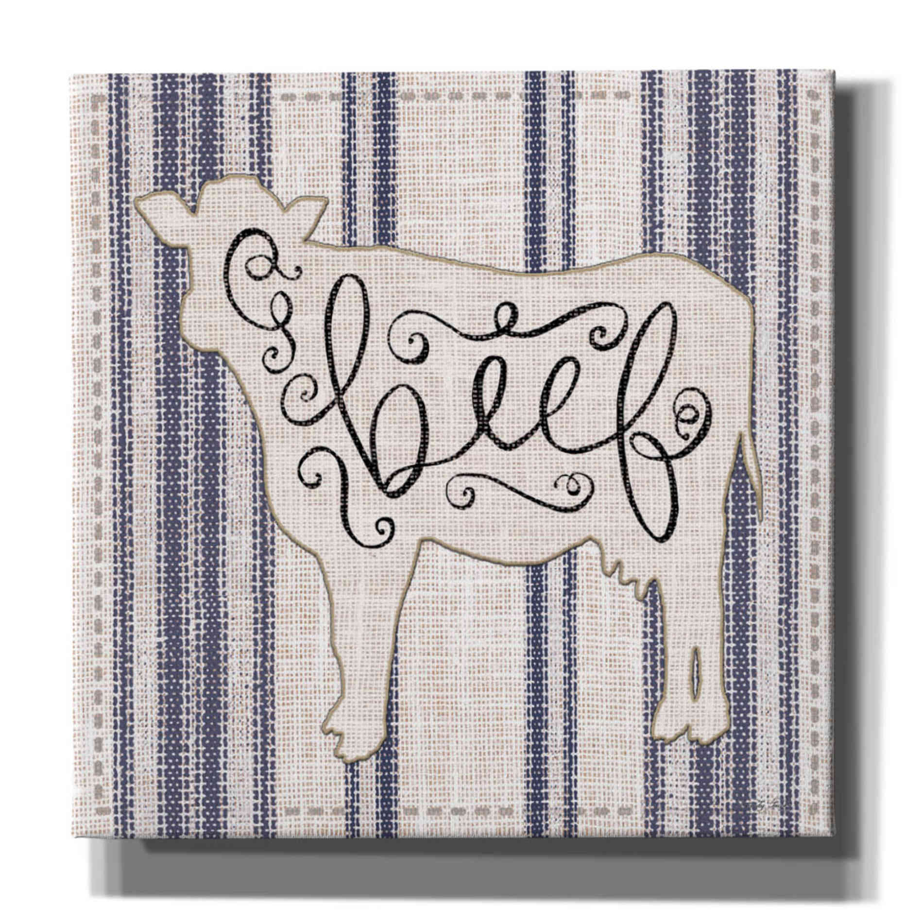 'Beef EXC' by Cindy Jacobs, Canvas Wall Art