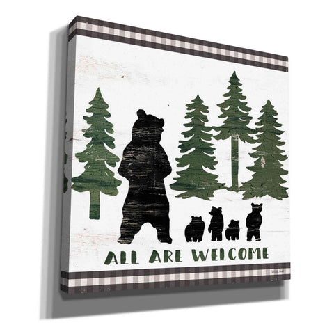 Image of 'All Are Welcome Lodge' by Cindy Jacobs, Canvas Wall Art