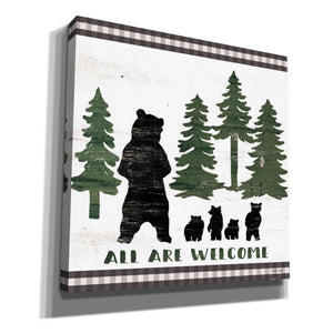 'All Are Welcome Lodge' by Cindy Jacobs, Canvas Wall Art