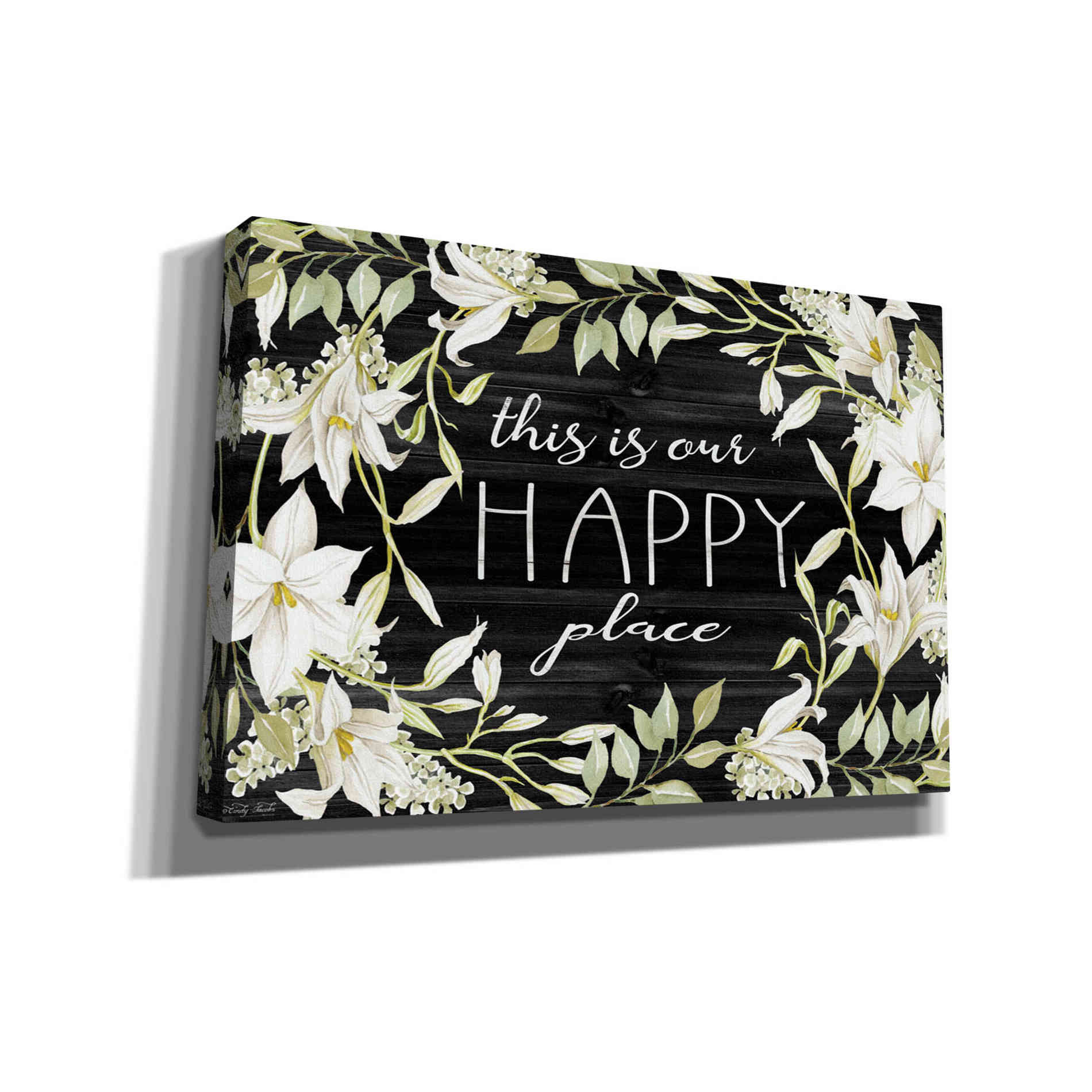 'This is Our Happy Place' by Cindy Jacobs, Canvas Wall Art