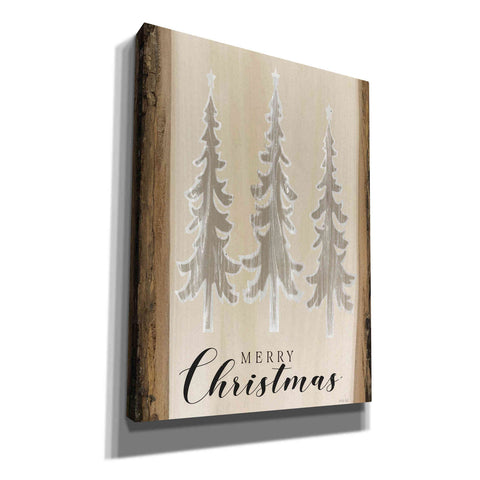 Image of 'White Whisper Christmas Trees' by Cindy Jacobs, Canvas Wall Art