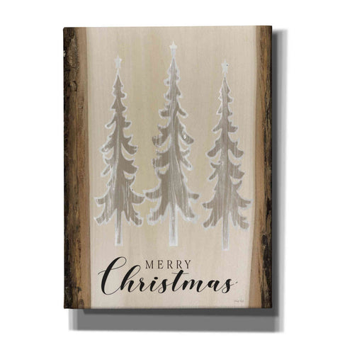 Image of 'White Whisper Christmas Trees' by Cindy Jacobs, Canvas Wall Art