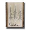 'White Whisper Christmas Trees' by Cindy Jacobs, Canvas Wall Art