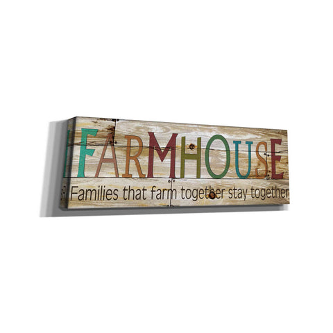 Image of 'Farmhouse Colorful' by Cindy Jacobs, Canvas Wall Art