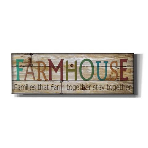 Image of 'Farmhouse Colorful' by Cindy Jacobs, Canvas Wall Art