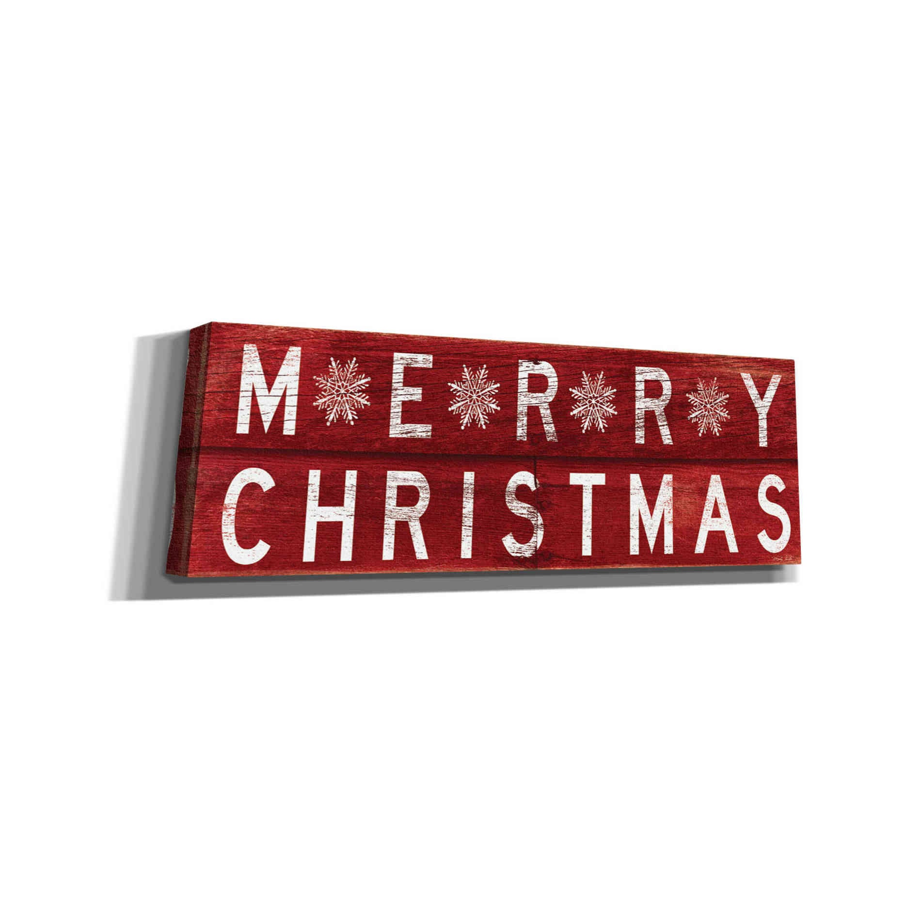 'Merry Christmas Sign 2' by Cindy Jacobs, Canvas Wall Art