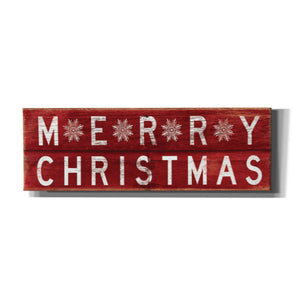 'Merry Christmas Sign 2' by Cindy Jacobs, Canvas Wall Art
