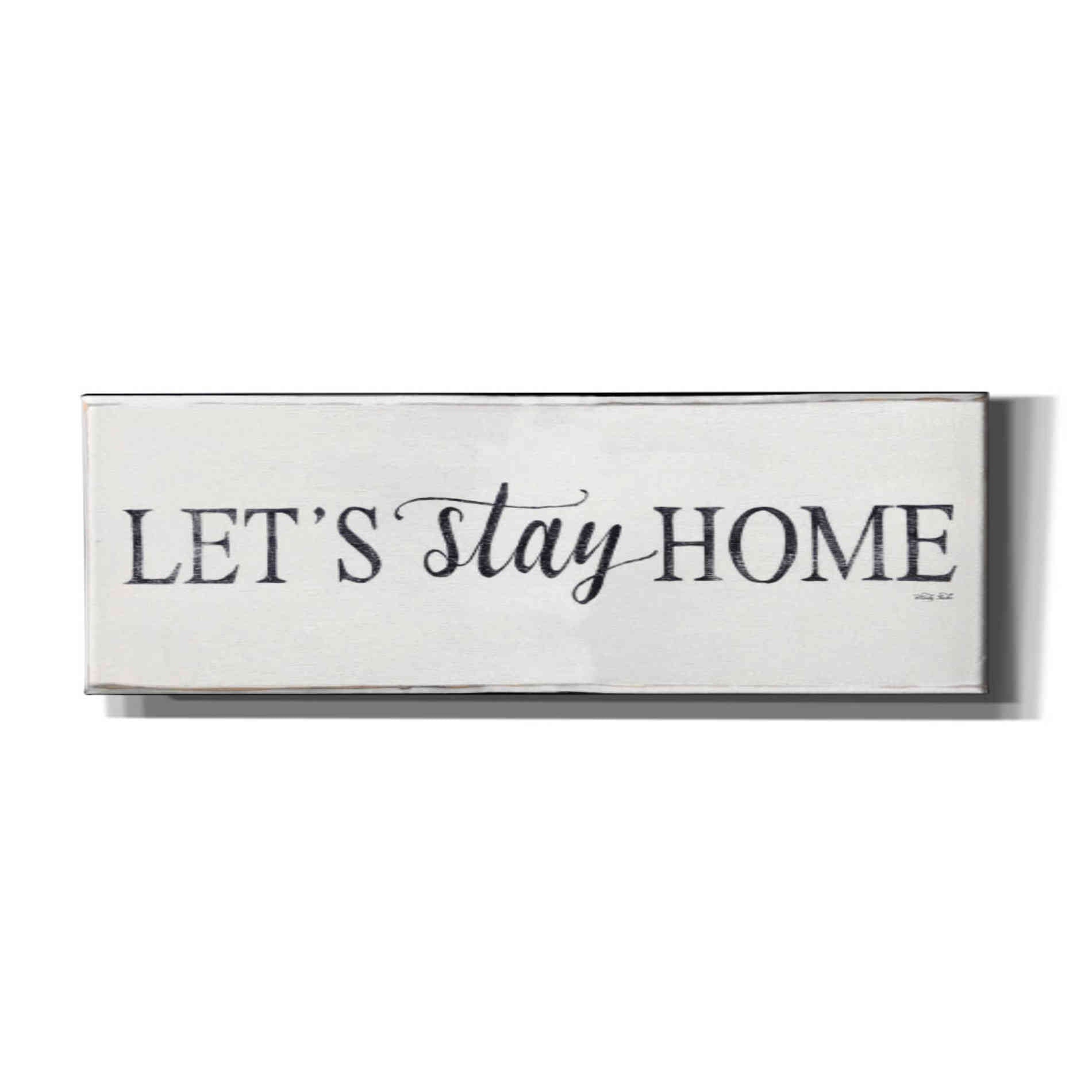 'Let's Stay Home II' by Cindy Jacobs, Canvas Wall Art