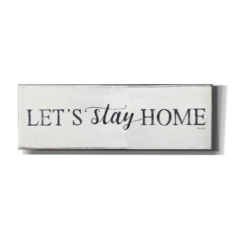 Image of 'Let's Stay Home II' by Cindy Jacobs, Canvas Wall Art