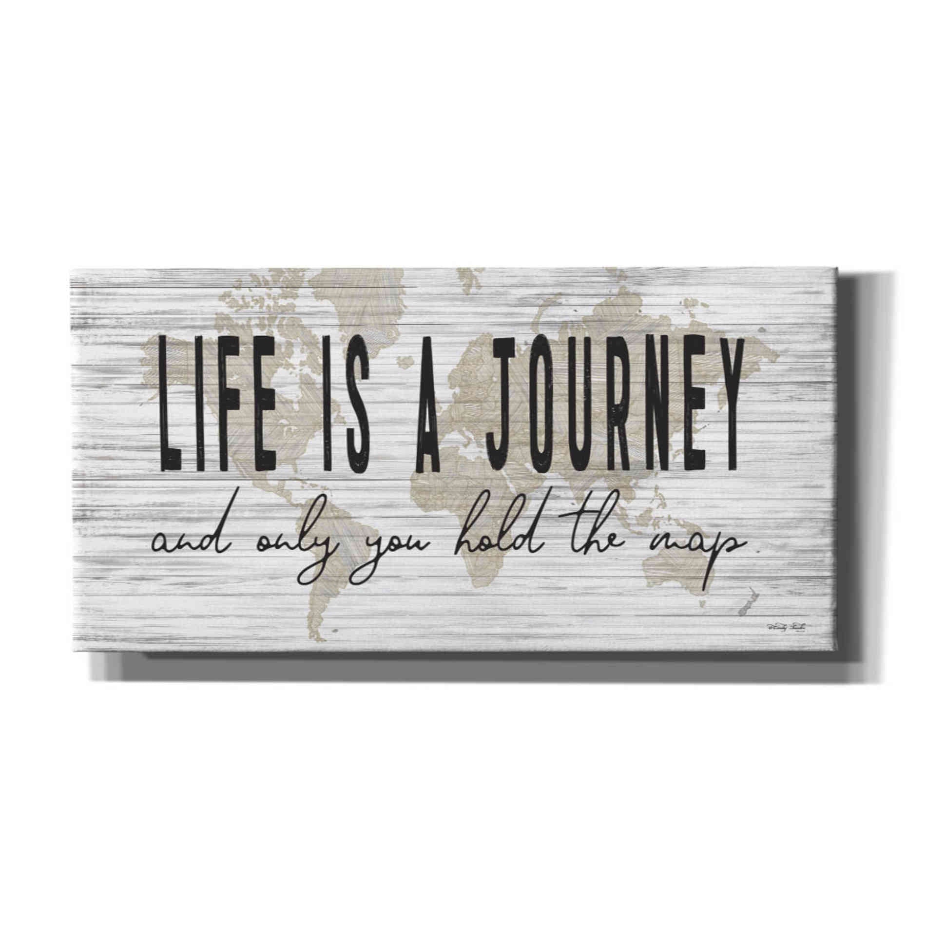 'Life is a Journey' by Cindy Jacobs, Canvas Wall Art