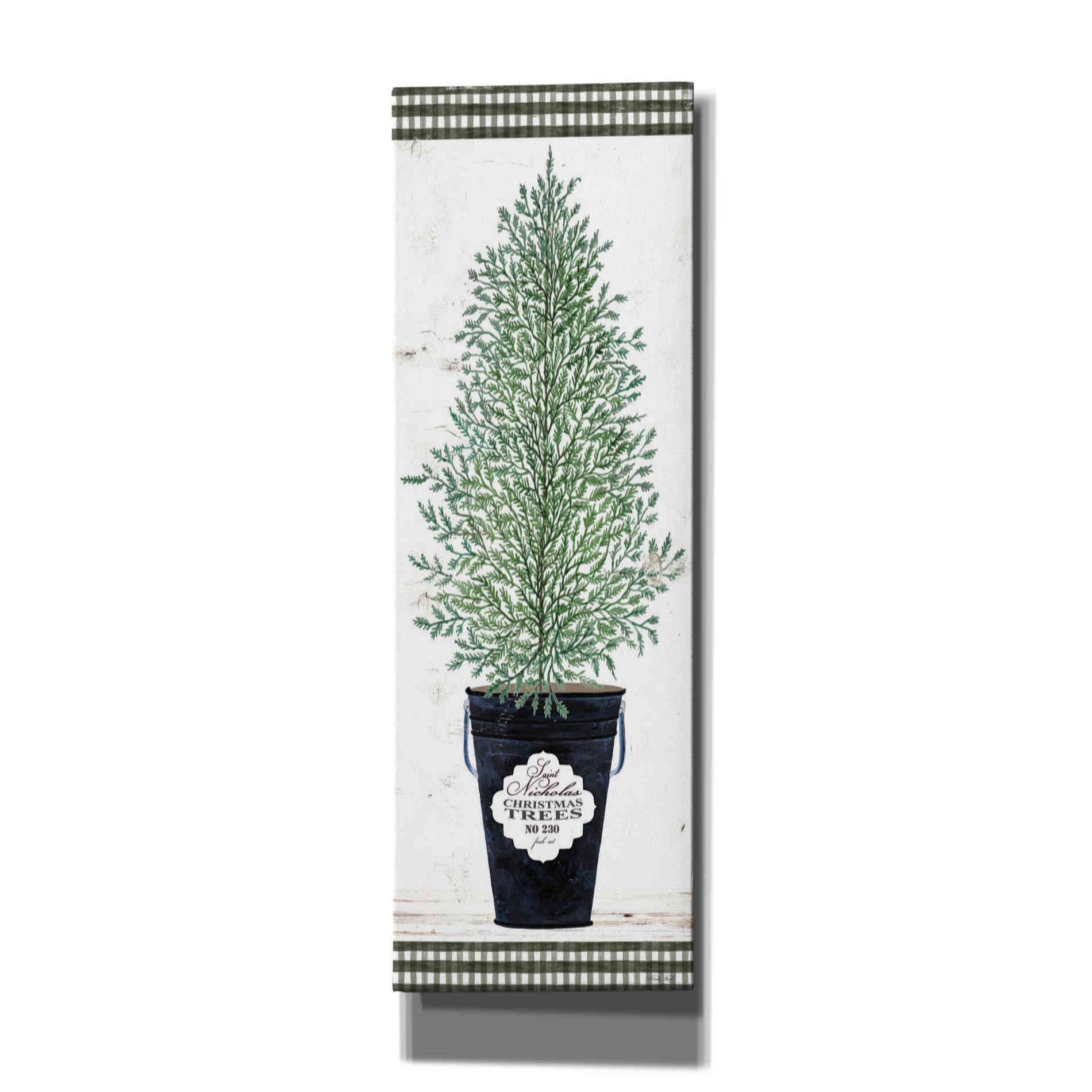 'Cedar Tree' by Cindy Jacobs, Canvas Wall Art