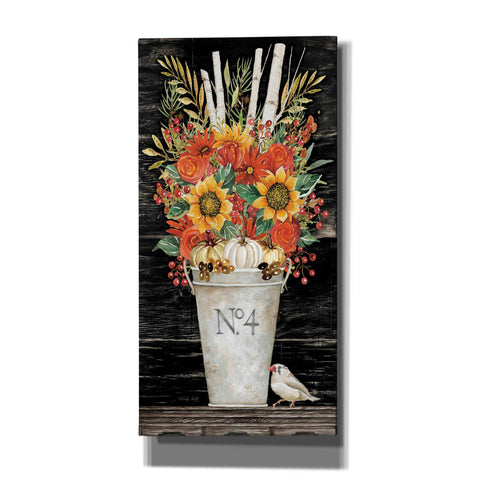 Image of 'No. 4 Fall Flowers and Birch 2' by Cindy Jacobs, Canvas Wall Art