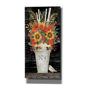 'No. 4 Fall Flowers and Birch 2' by Cindy Jacobs, Canvas Wall Art
