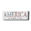 'America Land That I Love' by Cindy Jacobs, Canvas Wall Art