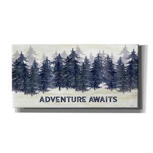 'Navy Trees Adventure' by Cindy Jacobs, Canvas Wall Art