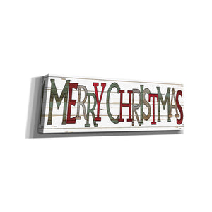 'Merry Christmas Sign' by Cindy Jacobs, Canvas Wall Art