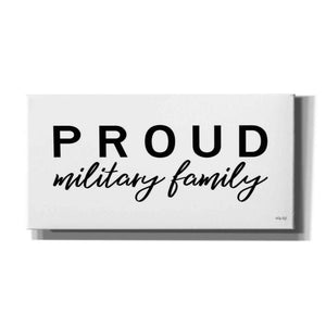'Proud Military Family' by Cindy Jacobs, Canvas Wall Art