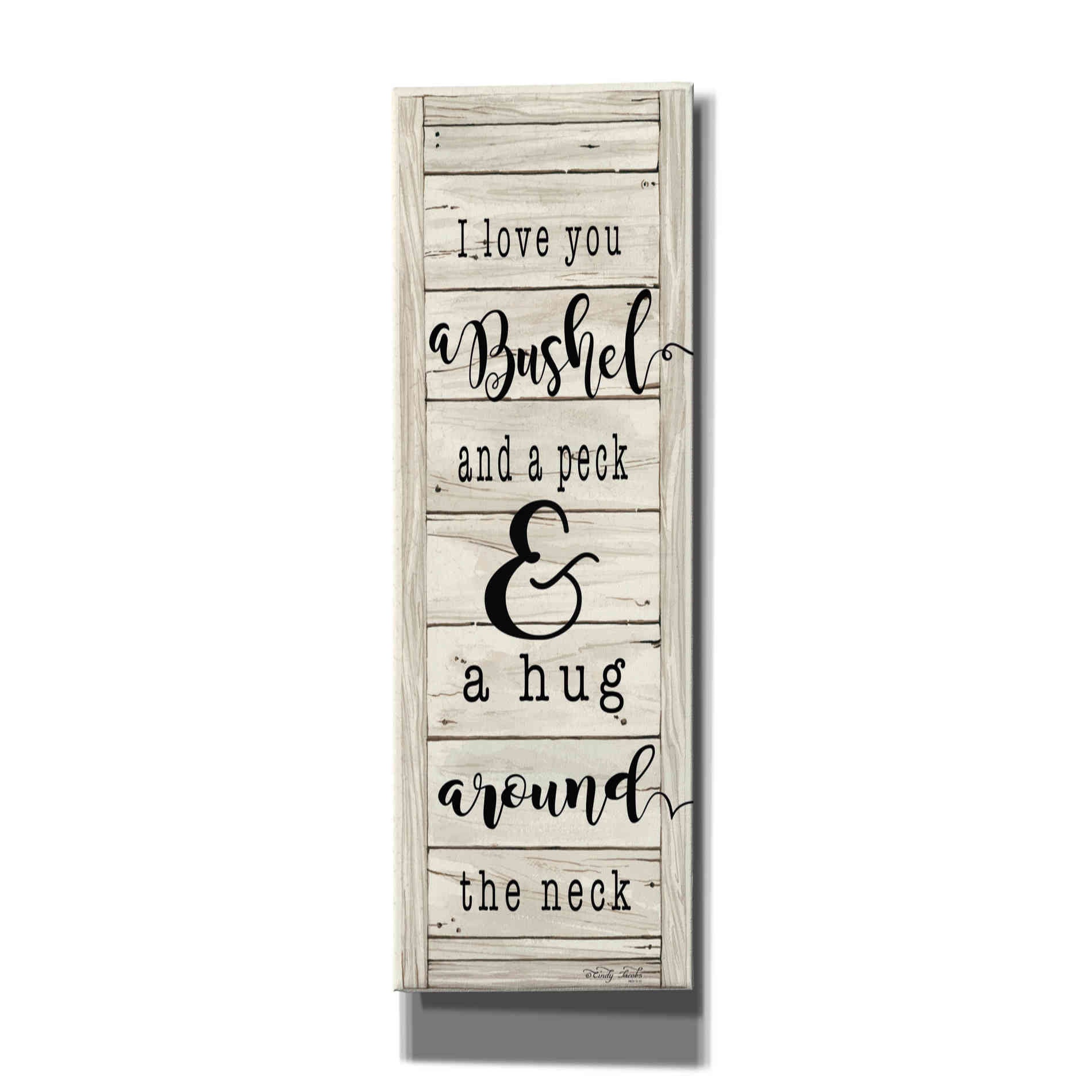 'Hug Around the Neck' by Cindy Jacobs, Canvas Wall Art