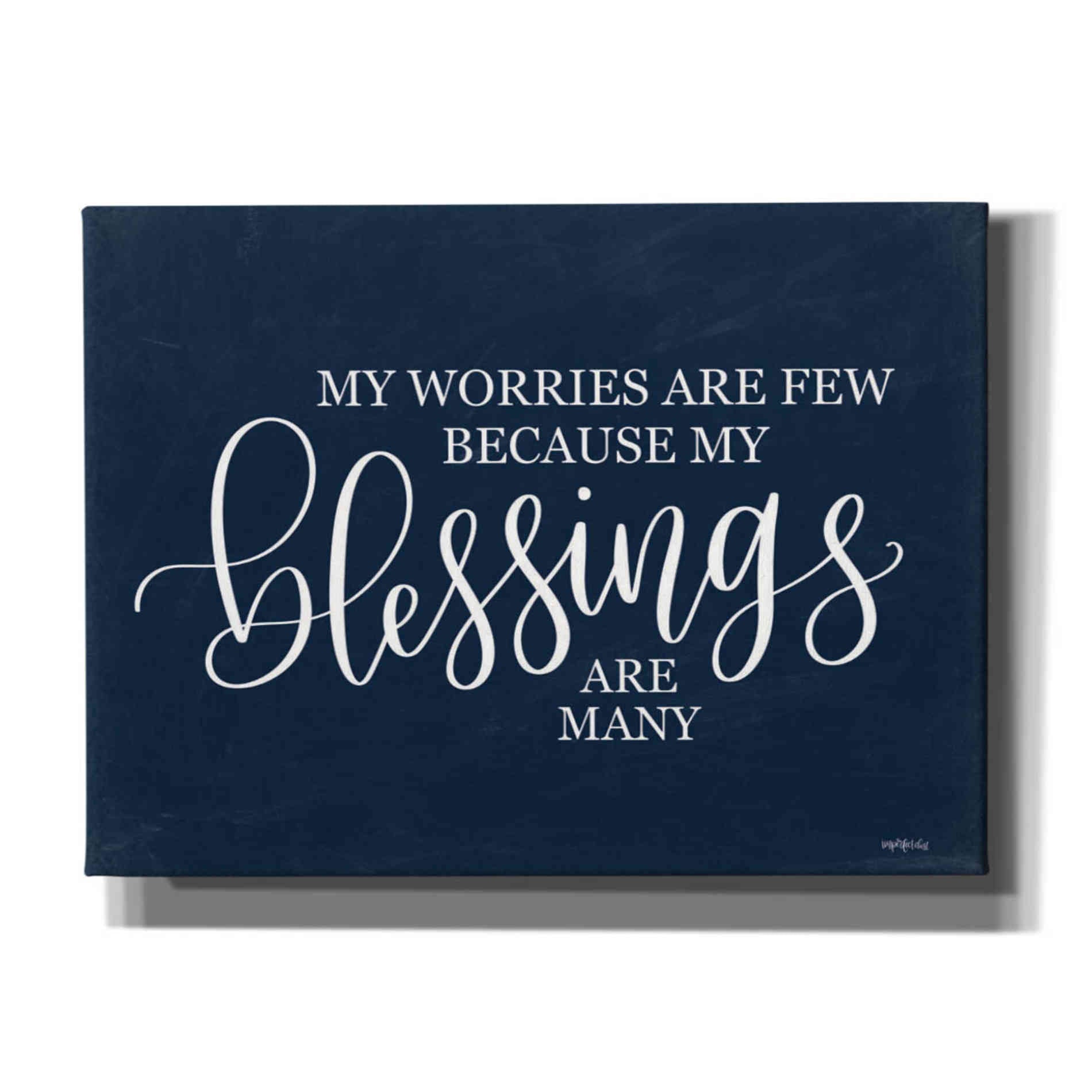 'My Blessings are Many II' by Imperfect Dust, Canvas Wall Art