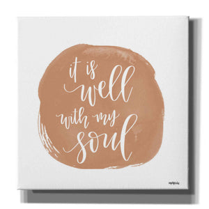 'It is Well With My Soul Square' by Imperfect Dust, Canvas Wall Art