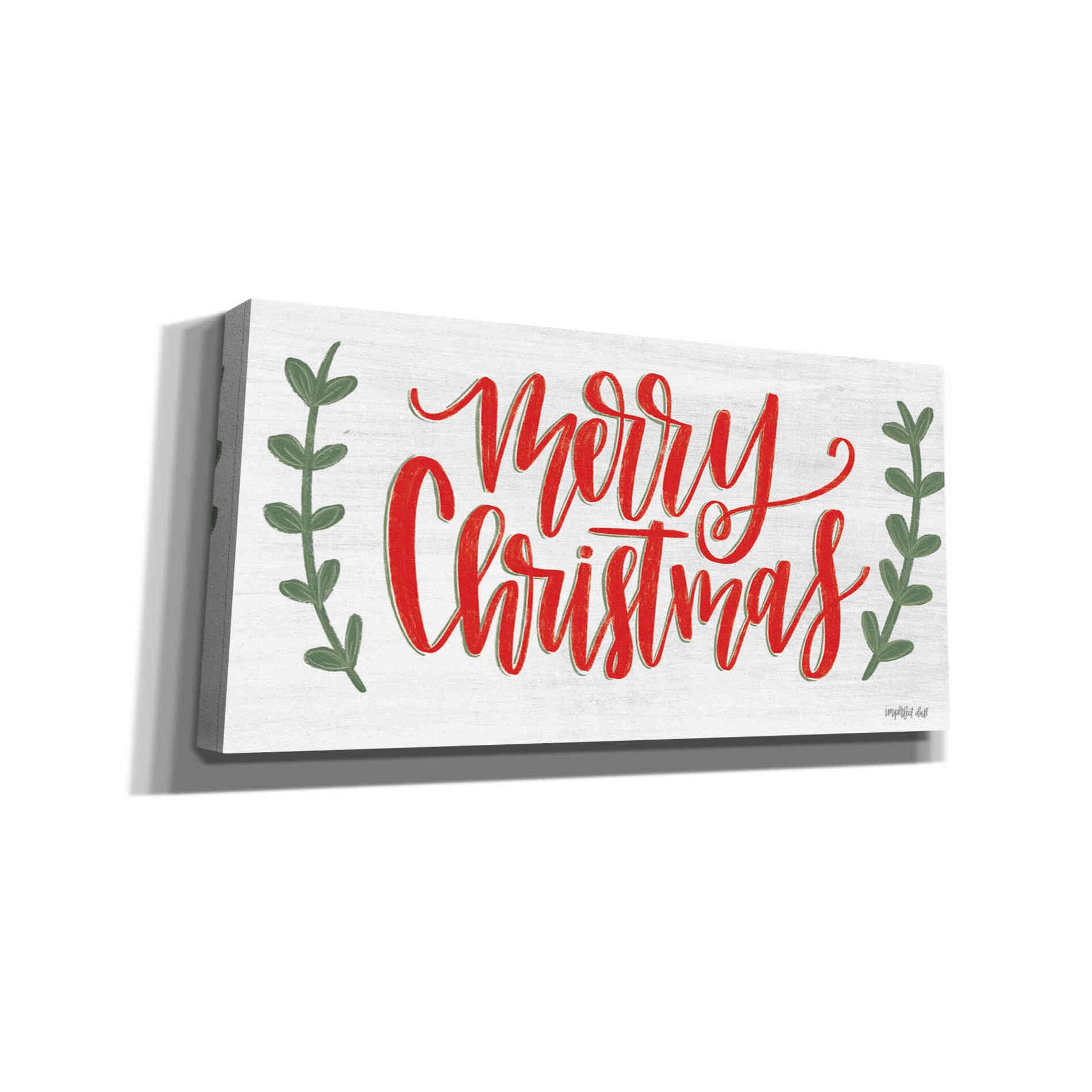 'Merry Christmas' by Imperfect Dust, Canvas Wall Art