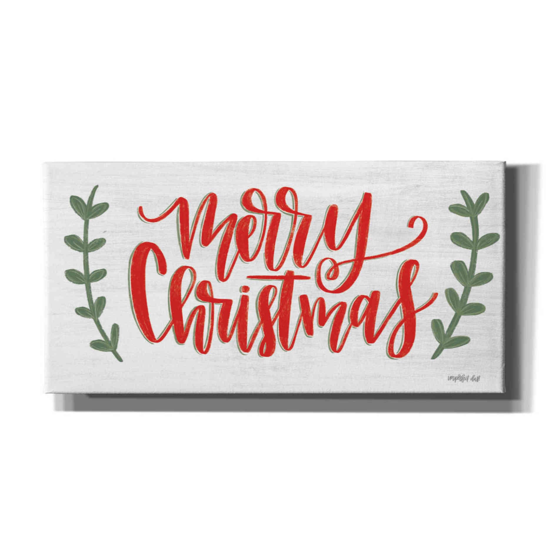 'Merry Christmas' by Imperfect Dust, Canvas Wall Art