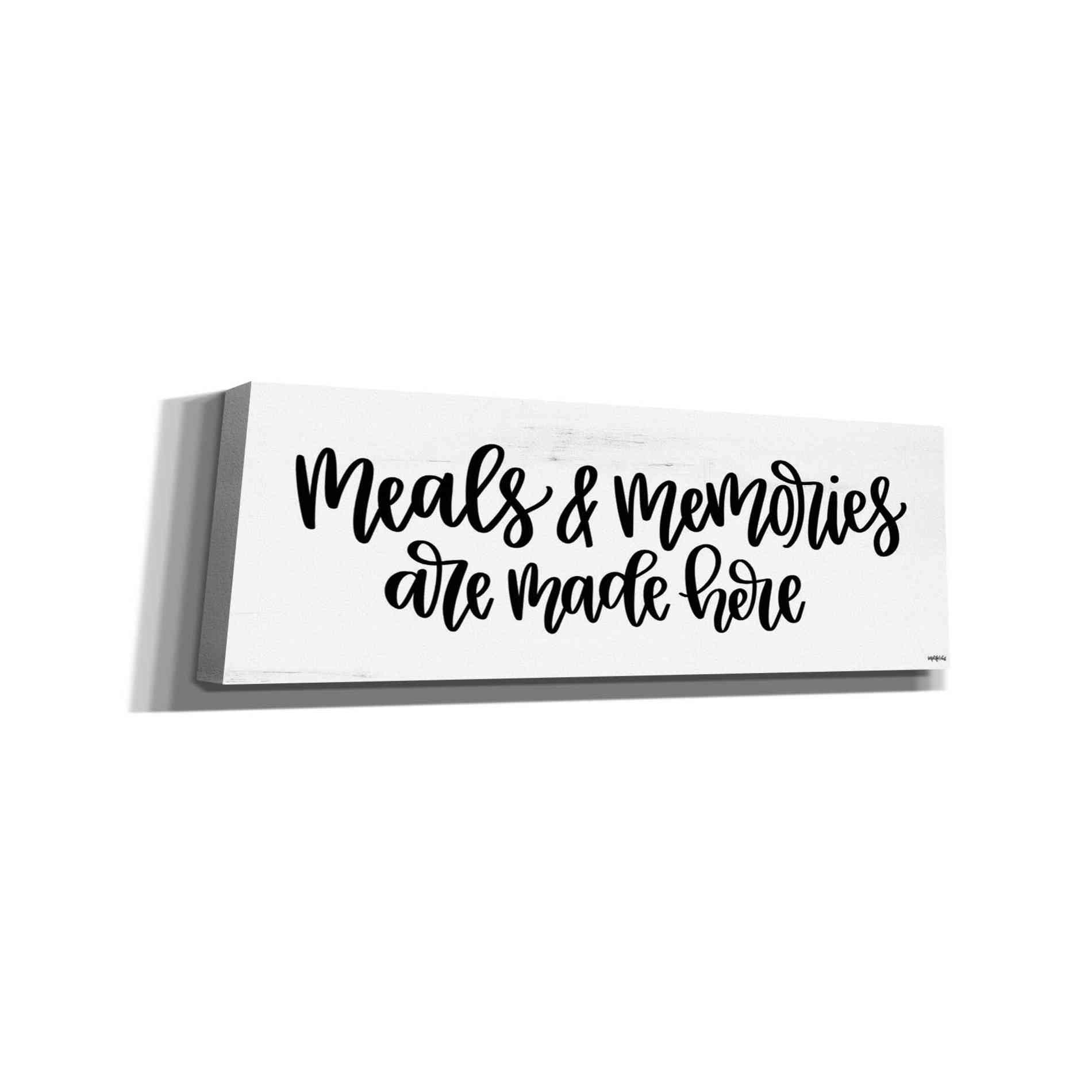 'Meals + Memories' by Imperfect Dust, Canvas Wall Art