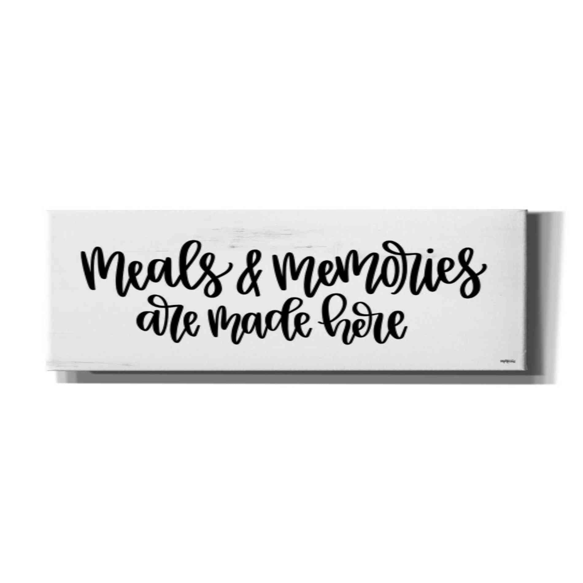 'Meals + Memories' by Imperfect Dust, Canvas Wall Art