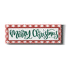 'Merry Christmas Argyle' by Imperfect Dust, Canvas Wall Art
