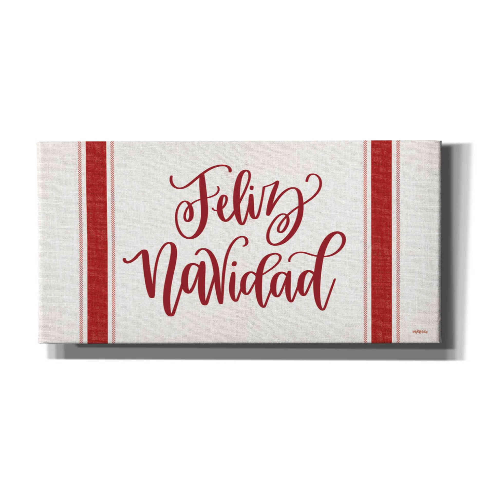 'Feliz Navidad' by Imperfect Dust, Canvas Wall Art