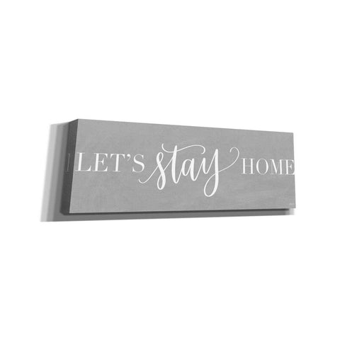 Image of 'Let's Stay Home I' by Imperfect Dust, Canvas Wall Art