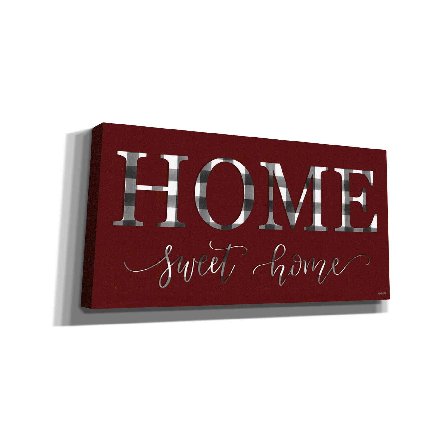 'Home Buffalo Check' by Imperfect Dust, Canvas Wall Art