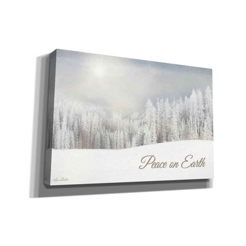 Image of 'Lava Mountain Snow Storm' by Lori Deiter, Canvas Wall Art