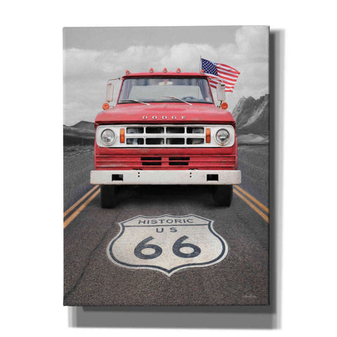 Image of 'Dodge on Route 66' by Lori Deiter, Canvas Wall Art