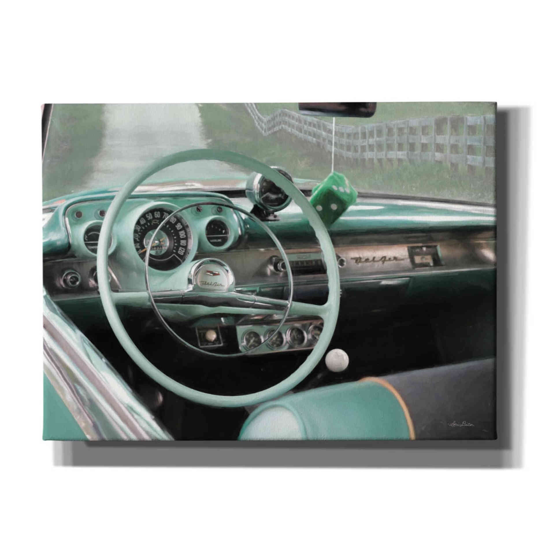 '1957 Chevy Bel-Air' by Lori Deiter, Canvas Wall Art