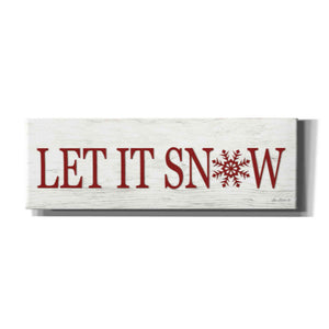 'Let It Snow' by Lori Deiter, Canvas Wall Art