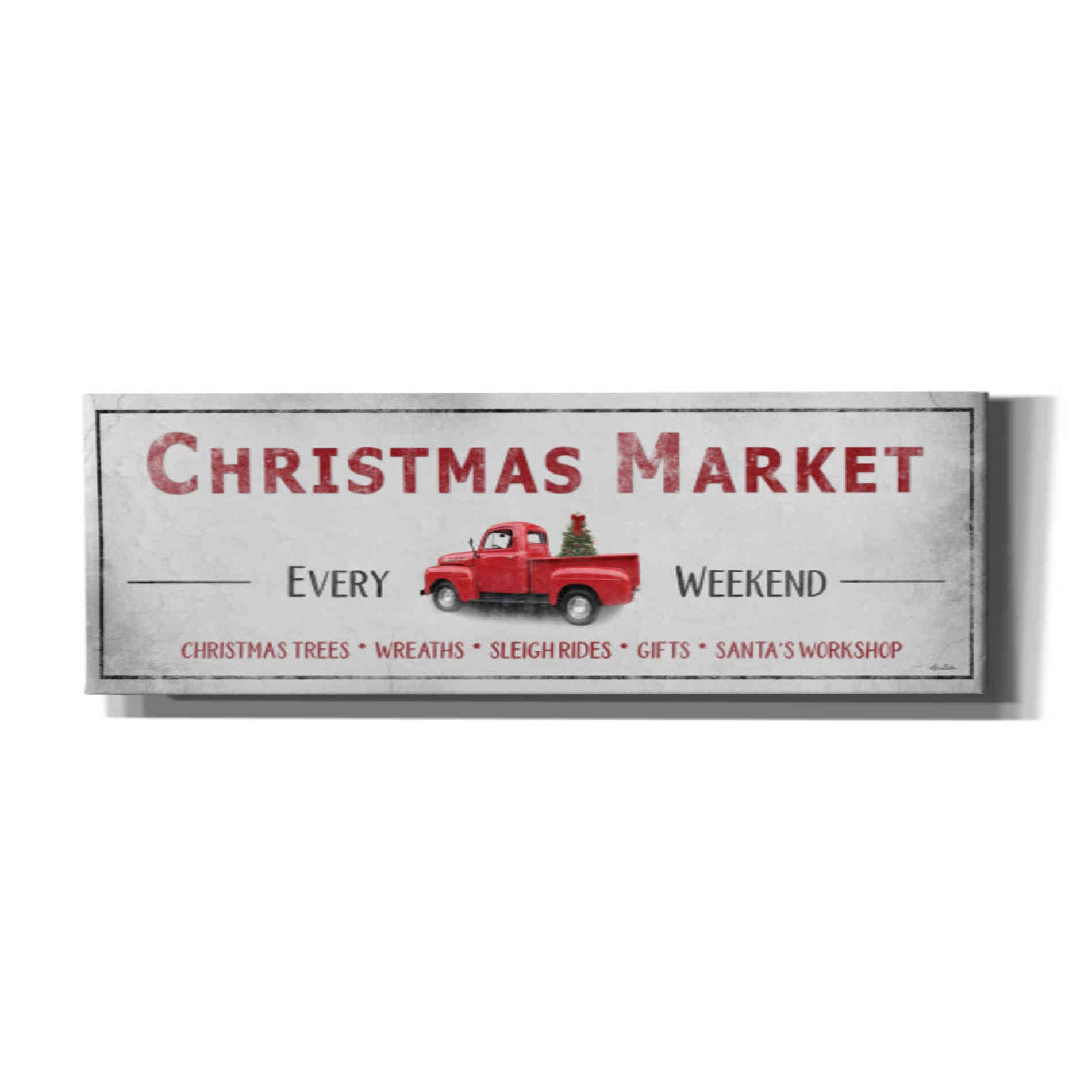'Christmas Market' by Lori Deiter, Canvas Wall Art