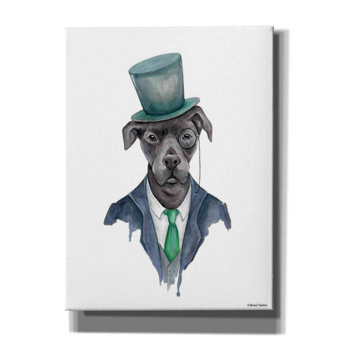 Image of 'Dapper Dog' by Rachel Nieman, Canvas Wall Art